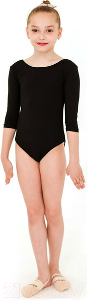Изображение товара Купальник для художественной гимнастики Indigo Sport SM-137 (р.32, черный)