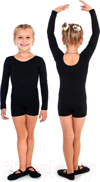 Изображение товара Комбинезон гимнастический Indigo Sport SM-193 (р.30, черный)