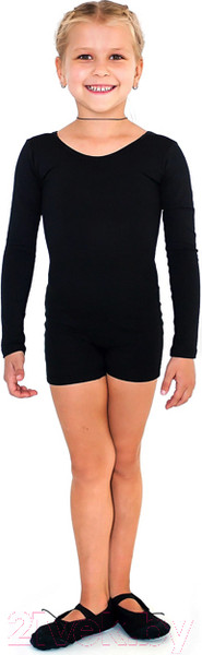 Изображение товара Комбинезон гимнастический Indigo Sport SM-193 (р.26, черный)