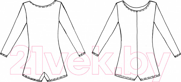 Изображение товара Комбинезон гимнастический Indigo Sport SM-193 (р.26, черный)