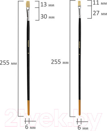 Изображение товара Набор кистей Пифагор 200505 (10шт)