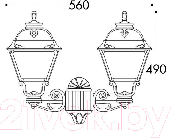 Изображение товара Бра уличное Fumagalli Cefa U23.141.000.VXF1R