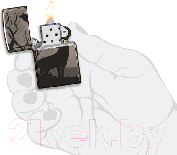 Изображение товара Зажигалка Zippo Classic Black Ice / 49188