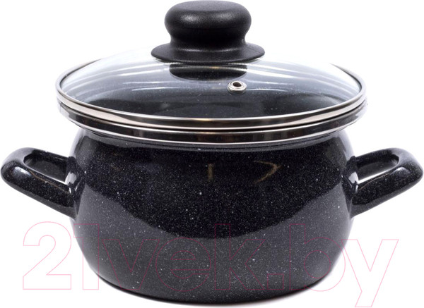 Изображение товара Кастрюля Сантэкс 1-2440112 (серый гранит)