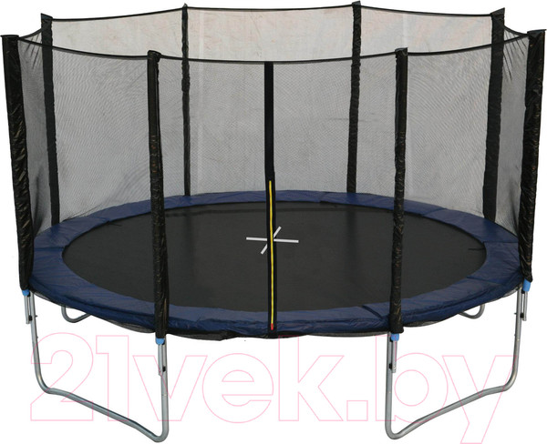 Изображение товара Батут Sundays Favorite 14FT (синий, с сеткой, с лестницей)
