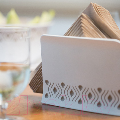 Изображение товара Салфетница Stefanplast 7.5x15.5x11 / 55350 (светло-серый)