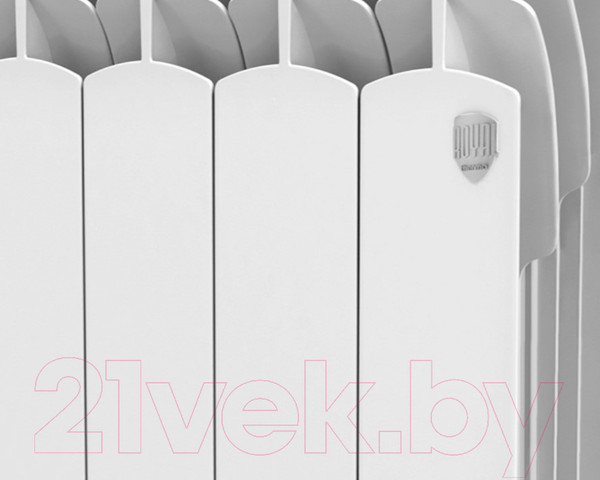 Изображение товара Радиатор биметаллический Royal Thermo Revolution Bimetall 500 (6 секций, с монтажным комплектом, кронштейном и кранами)