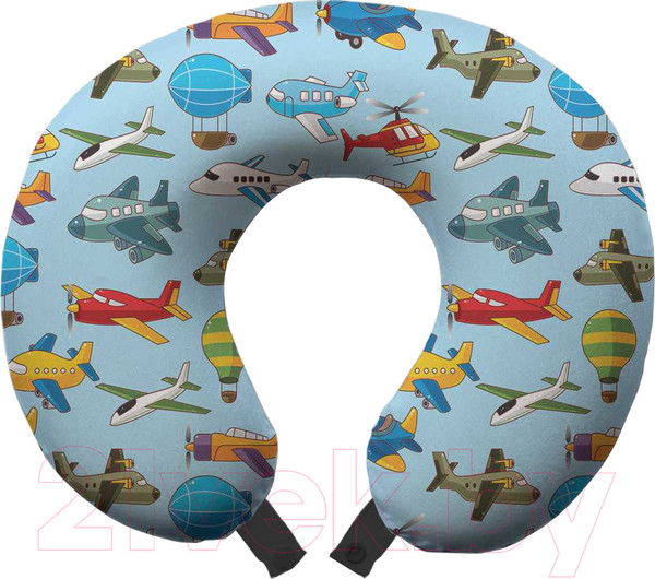 Изображение товара Подушка на шею Ambesonne Воздушный транспорт / trp-26902