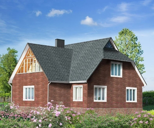 Изображение товара Фасадная панель Технониколь Hauberk 527541 (терракотовый кирпич)