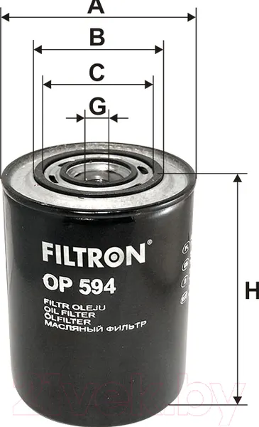 Изображение товара Масляный фильтр Filtron OP594