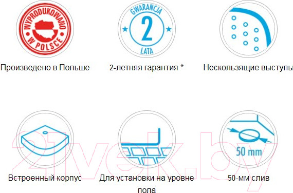 Изображение товара Душевой поддон Deante Standard New KTA 053B