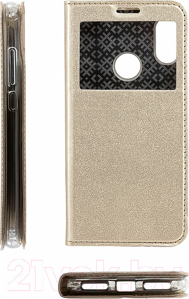Изображение товара Чехол-книжка Case Hide Series Mi A2 Lite/Redmi 6 Pro (золото)