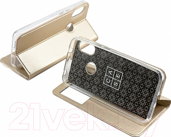 Изображение товара Чехол-книжка Case Hide Series Mi A2 Lite/Redmi 6 Pro (золото)