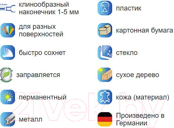 Изображение товара Маркер перманентный Edding 330 / e-330-1 (черный)