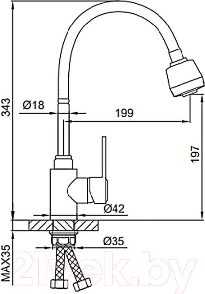 Изображение товара Смеситель Frud R42052-30