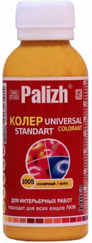 Изображение товара Колеровочная паста Palizh Standart №1005 универсальная (140г, солнечный)