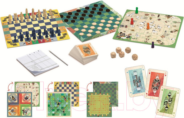 Изображение товара Набор игр Djeco 20 игр / 05219