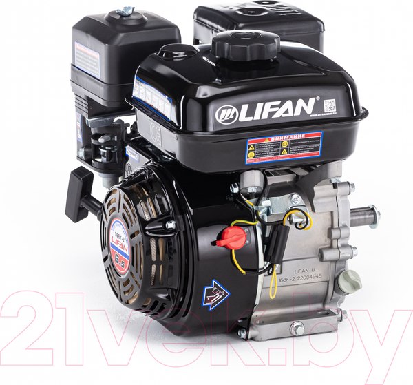 Изображение товара Двигатель бензиновый Lifan 168F-2 (6.5 л.с под шпонку)