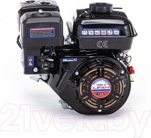 Изображение товара Двигатель бензиновый Lifan 168F-2 (6.5 л.с под шпонку)