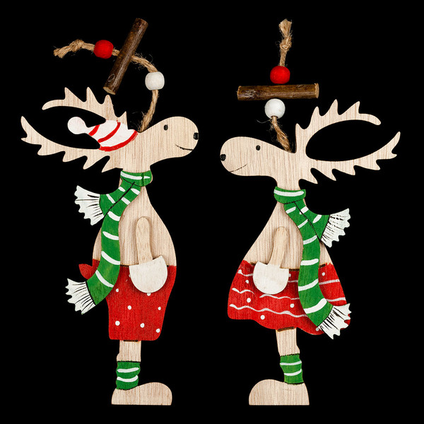 Изображение товара Елочная игрушка Erich Krause Decor Олень в шарфе / 47741