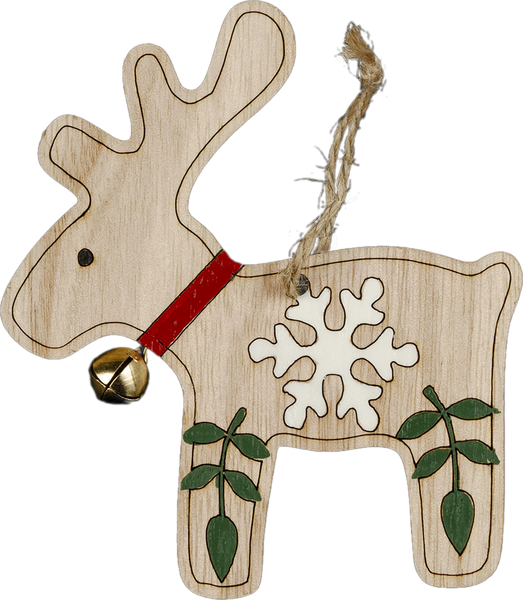 Изображение товара Елочная игрушка Erich Krause Decor Олень с колокольчиком / 47745