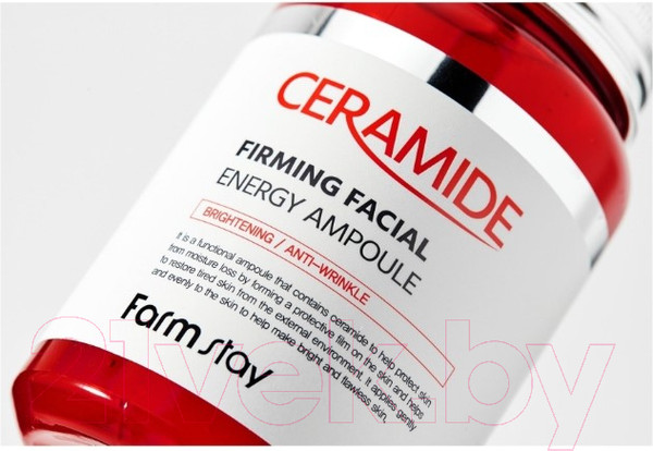 Изображение товара Сыворотка для лица FarmStay Многофункциональная ампульная с керамидам (250мл)