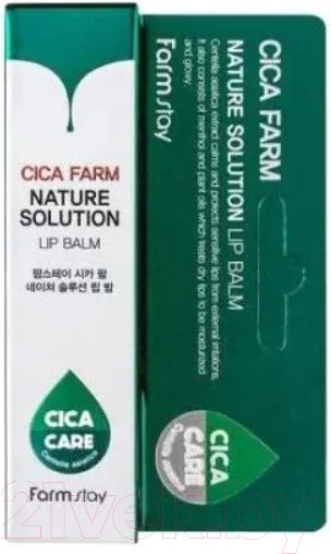 Изображение товара Бальзам для губ FarmStay Cica Farm Nature Solution Lip Balm (10мл)