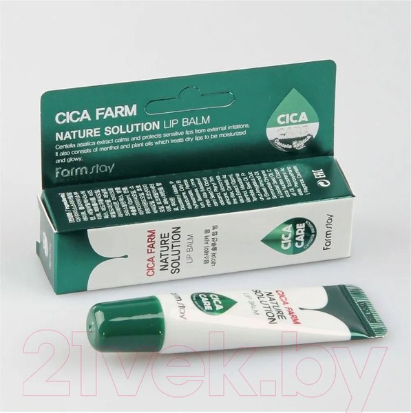 Изображение товара Бальзам для губ FarmStay Cica Farm Nature Solution Lip Balm (10мл)