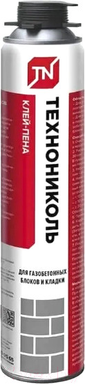 Изображение товара Клей-пена Технониколь Для газобетонных блоков и кладки (900г)