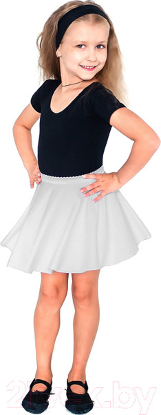 Изображение товара Юбка для художественной гимнастики Indigo Sport SM-078 (р. 40-42, белый)