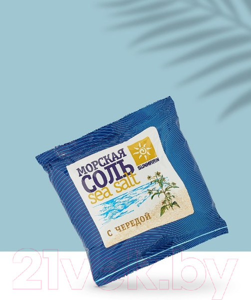 Изображение товара Соль для ванны Medicalfort Морская природная с чередой (1кг)