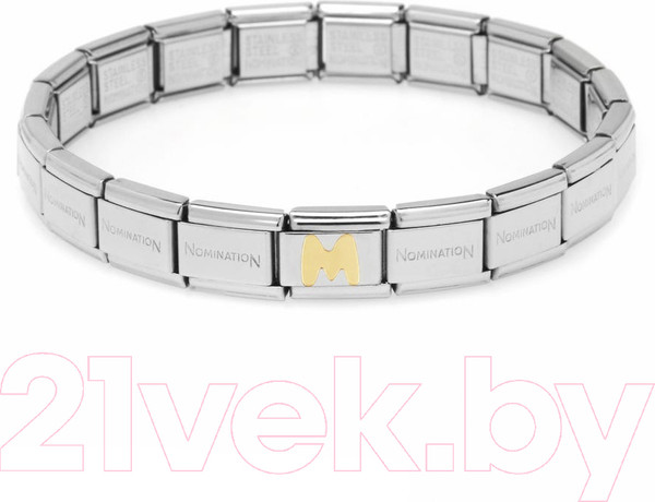 Изображение товара Звено для браслета NominatioN Буква M 030101/13