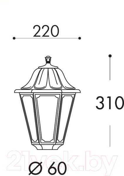Изображение товара Плафон Fumagalli Anna E22.000.000.AYF1R