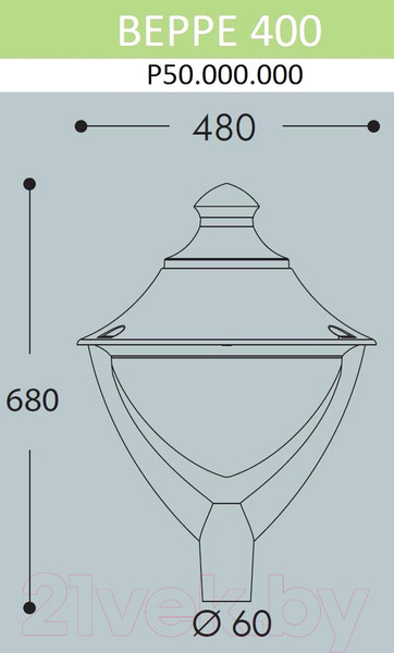 Изображение товара Плафон Fumagalli Beppe P50.000.000.AXH27