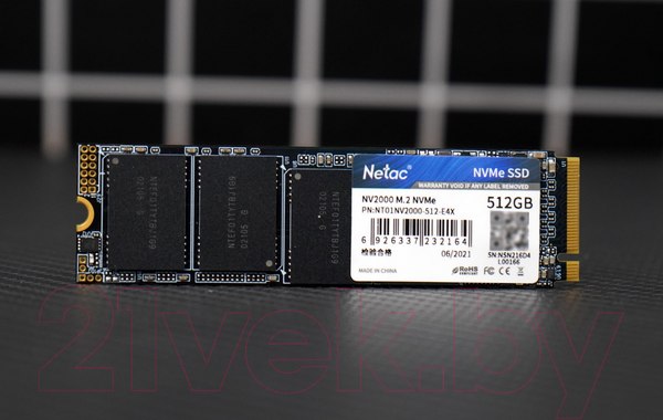 Изображение товара SSD диск Netac NV2000 512GB (NT01NV2000-512-E4X)