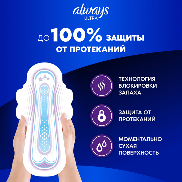 Изображение товара Прокладки гигиенические Always Ultra Night Single (6шт)