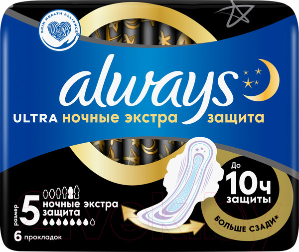 Изображение товара Прокладки гигиенические Always Ultra Night Single (6шт)