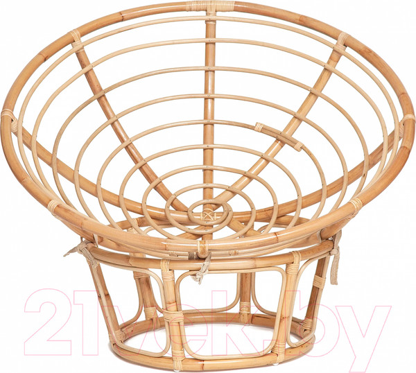 Изображение товара Кресло садовое Tetchair Papasan Cleo Eco P115-1/SP STD без подушки (натуральный)