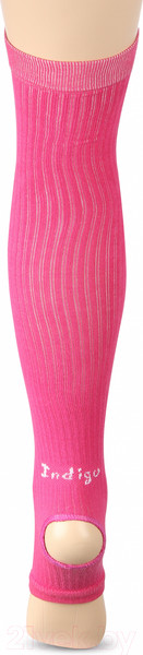 Изображение товара Гетры для художественной гимнастики Indigo Sport Компрессионные ЛВ3 (40см, фуксия)