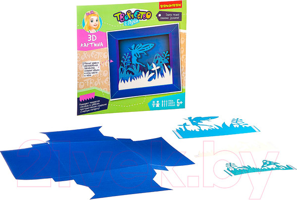 Изображение товара Набор для творчества Bondibon 3D картина. Фея / ВВ2461