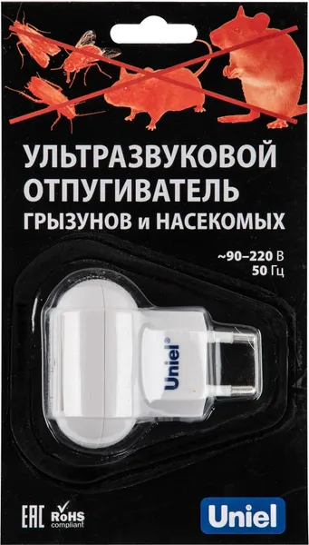 Изображение товара Ультразвуковой отпугиватель Uniel UDR-E10 / UL-00004561