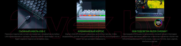 Изображение товара Клавиатура Razer Huntsman Mini Red Switch / RZ03-03391500-R3R1