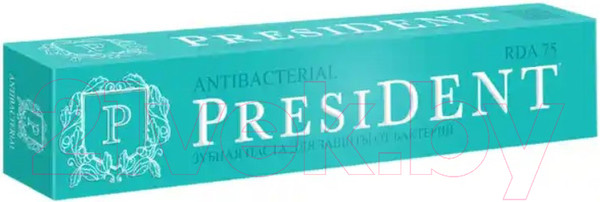 Изображение товара Зубная паста PresiDent Antibacterial / 34299 (50мл)