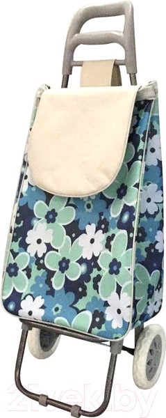 Изображение товара Сумка-тележка Рыжий кот А204 / 093579 (незабудки)