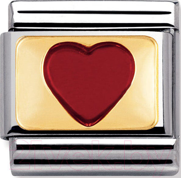 Изображение товара Звено для браслета NominatioN Красное Сердце 030206/33