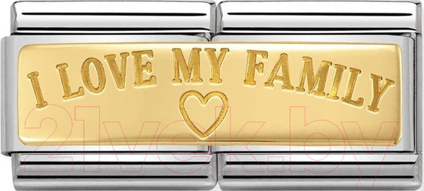 Изображение товара Звено для браслета NominatioN Я люблю мою семью 030710/03