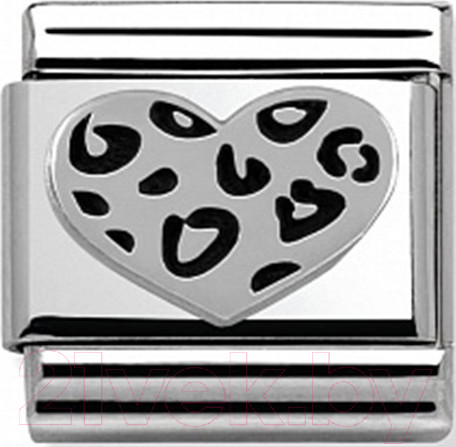 Изображение товара Звено для браслета NominatioN Сердце леопард 330101/05