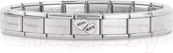 Изображение товара Звено для браслета NominatioN Родственные души в сердце 330101/38
