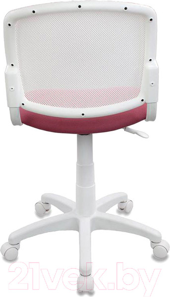 Изображение товара Кресло детское Бюрократ CH-W 296NX (спинка сетка белый TW-15/сиденье розовый 26-31)