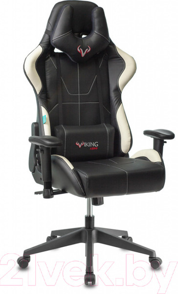 Изображение товара Кресло геймерское Бюрократ Zombie Viking 5 Aero (черный/белый)